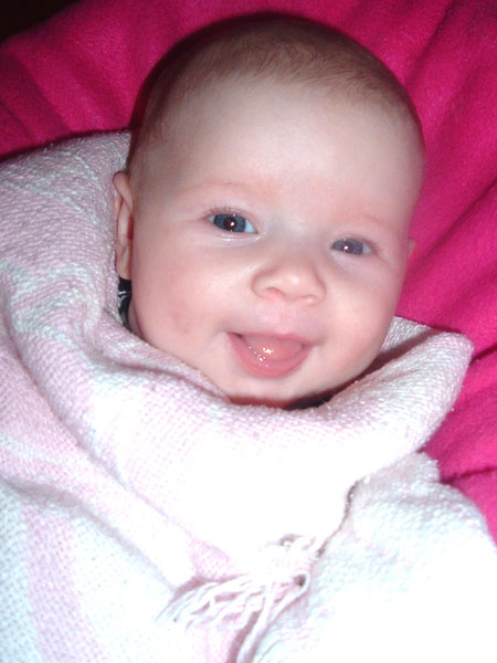 Maddox smiles!