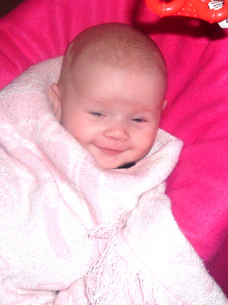 Maddox smiles!