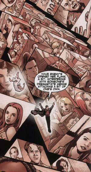 Art from the third issue of “Buffy, the Vampire Slayer: The Long Way Home”